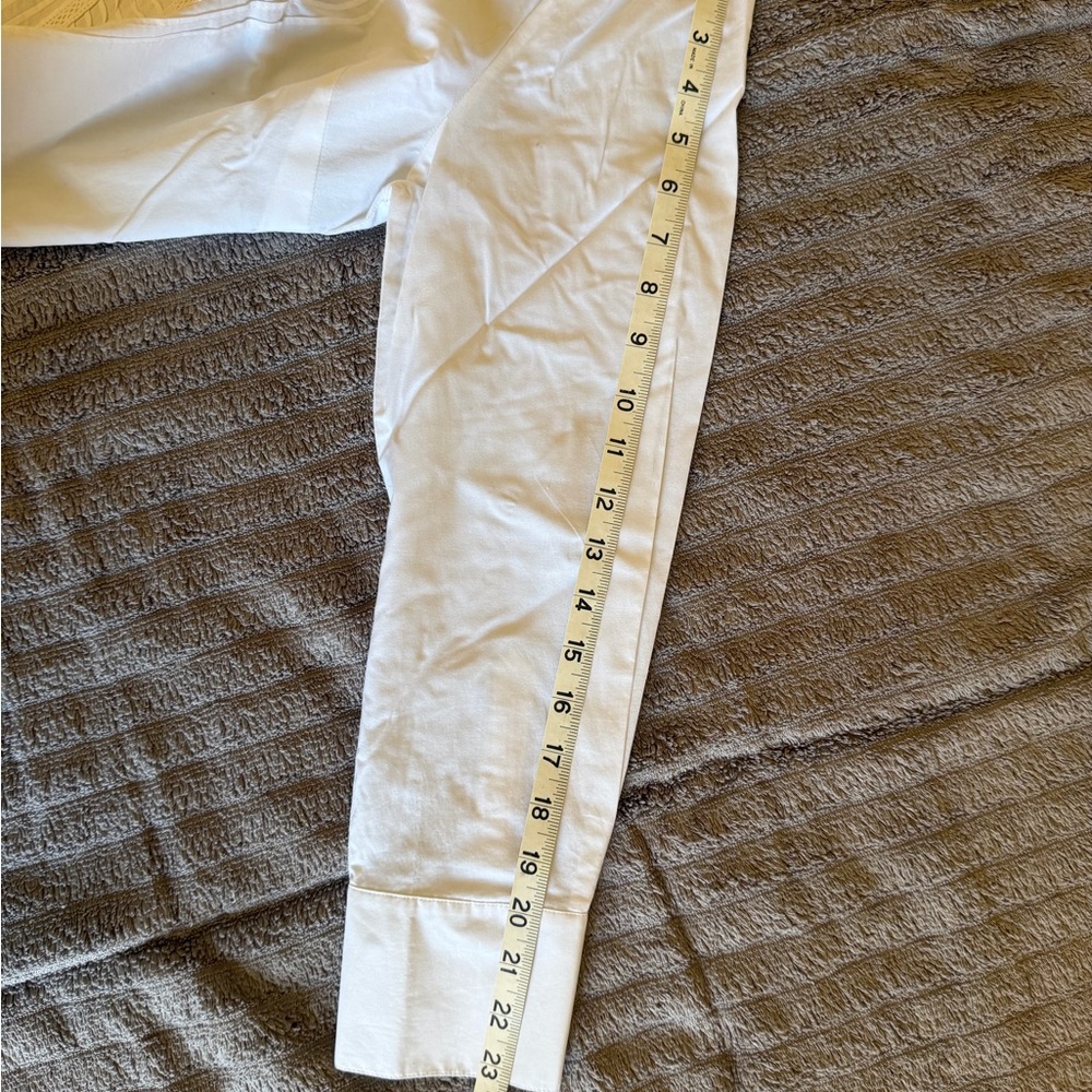 Soft Surroundings Allaro White Button-Down Shirt - Picture 10 of 11